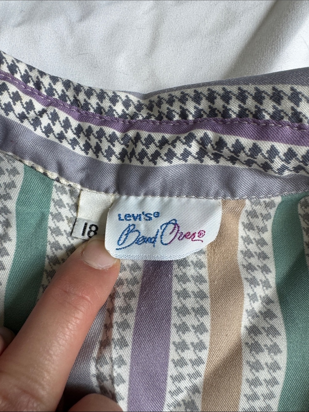Vintage Levi’s 70s Striped Button Down - Picture 2 of 7